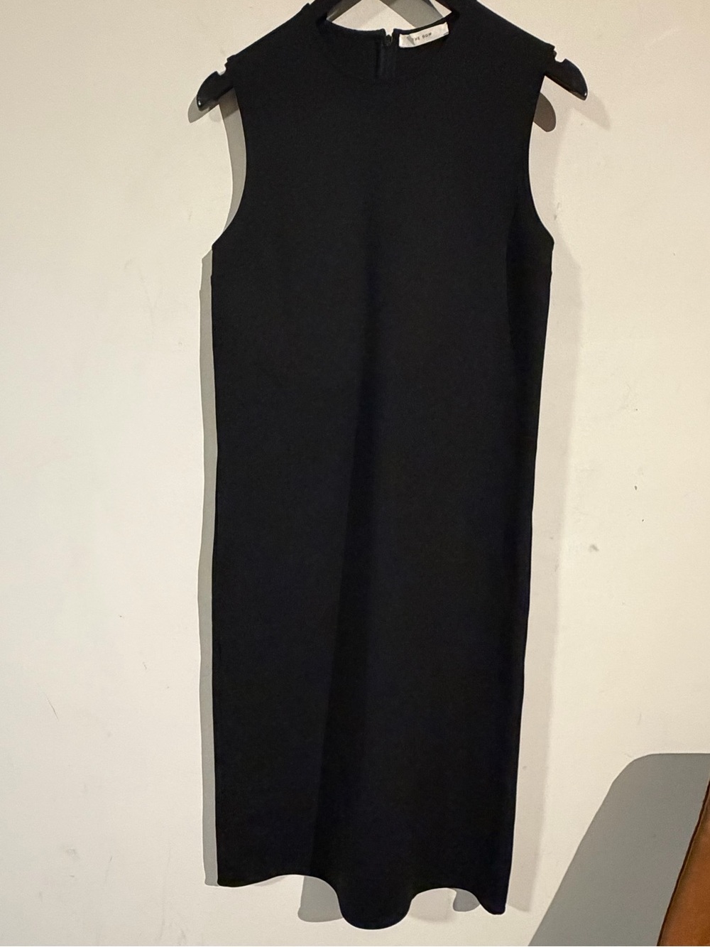 āSOLDā The Row Sleeveless Black Shift Dress - Classic Minimalist